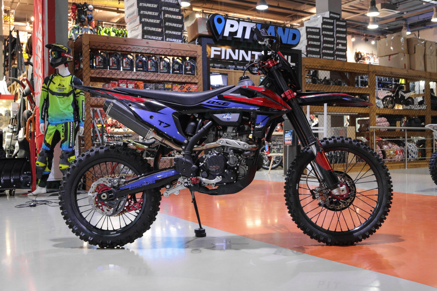 Эндуро / кроссовый мотоцикл BSE (БСЕ) T7 Flash (ZS174-5А) Sport 21/18