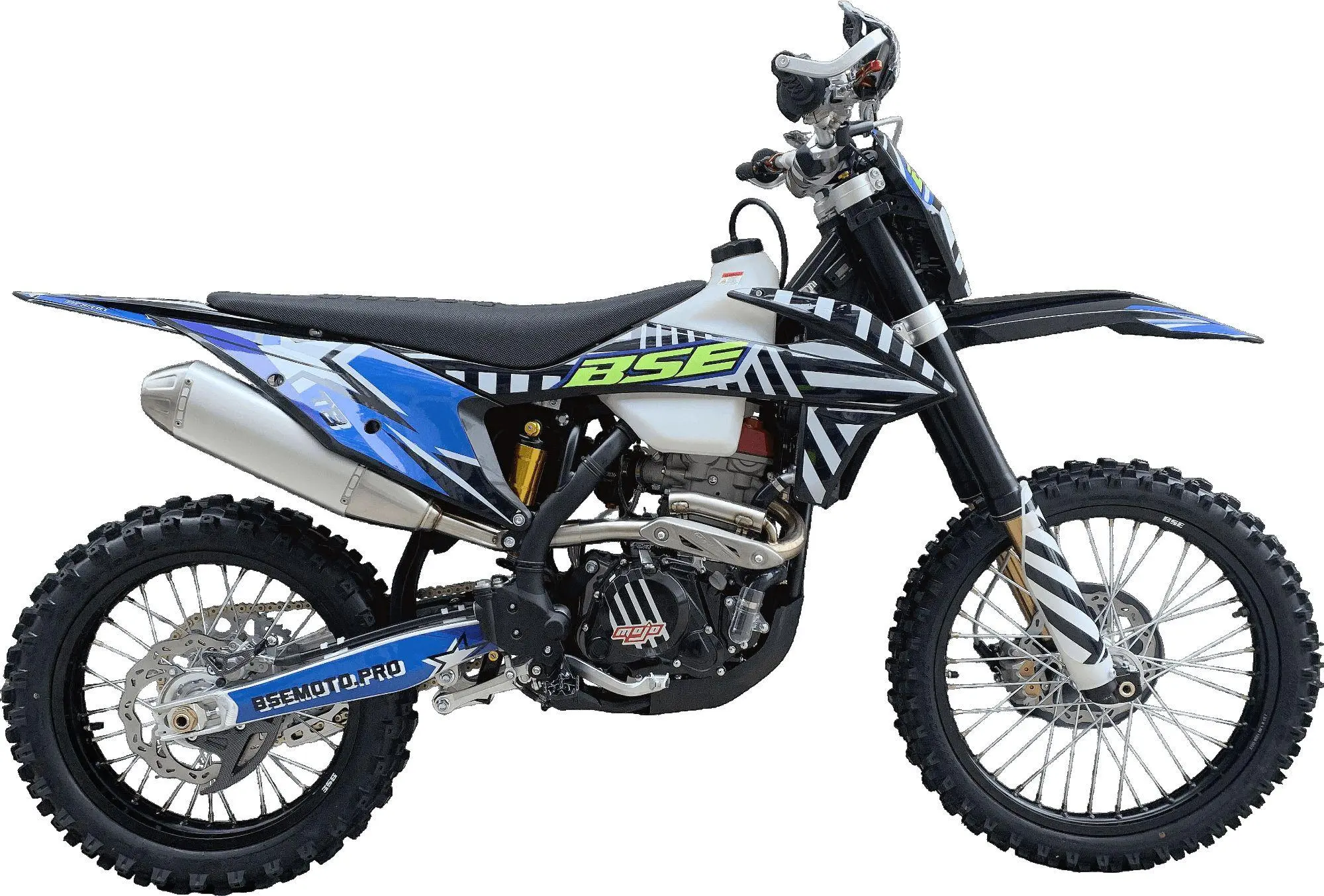 Эндуро / кроссовый мотоцикл BSE (БСЕ) T8 Blue Twister (015)