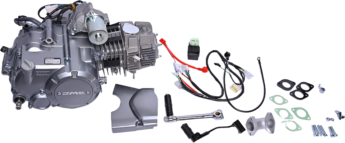 Двигатель в сборе JMC YX 150-5 1P56FMJ кикстартер, цил. алюминий