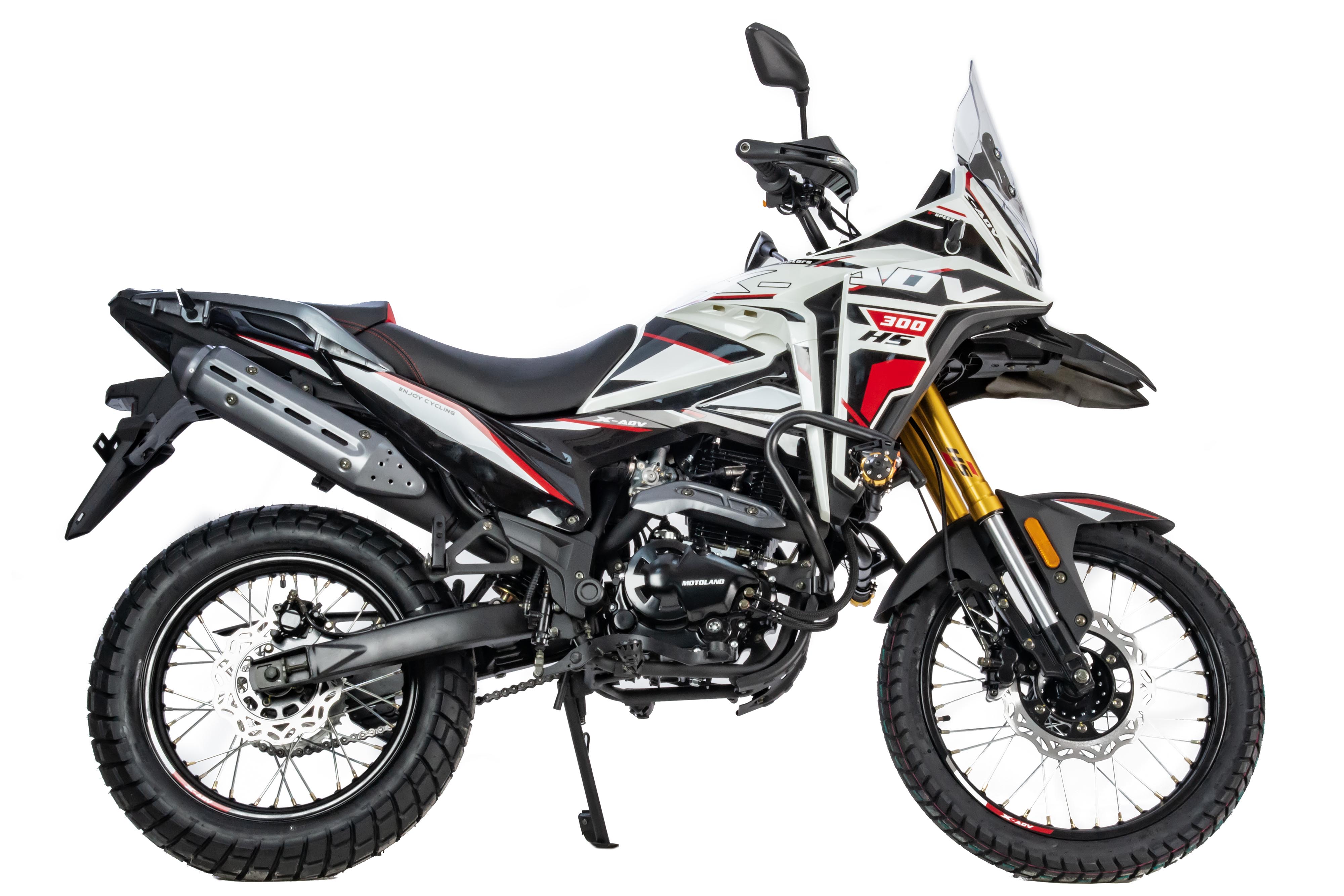 Мотоцикл кроссовый 300 Enduro Garet (Эндуро Гарет) белый