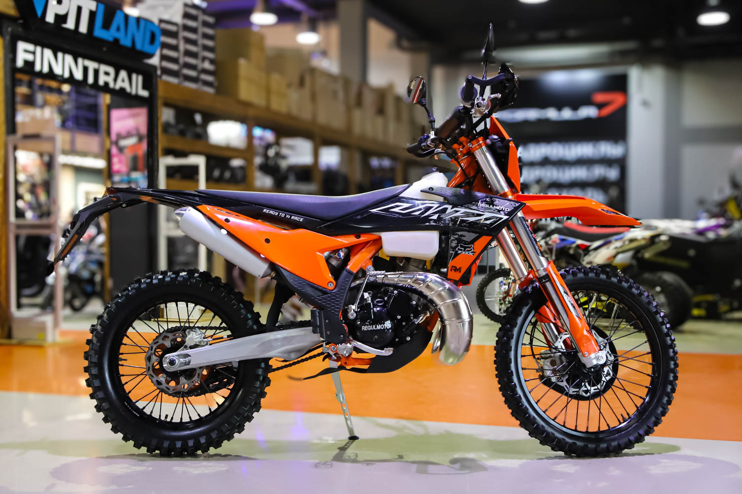 Мотоцикл Regulmoto Lanza (Регулмото Ланза) 2T (Оранжевый/ черный)