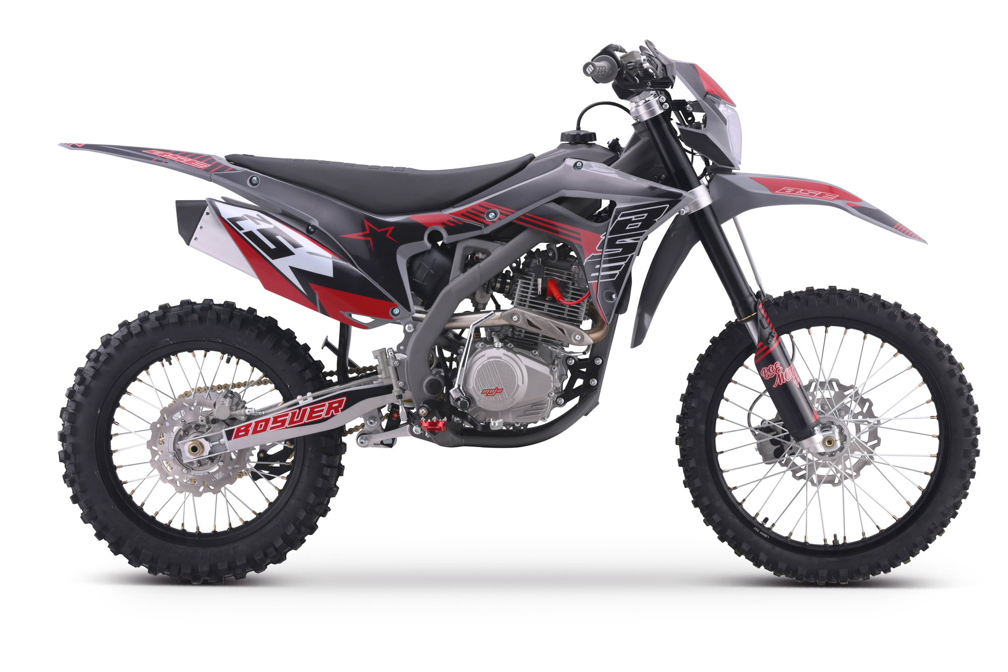 Эндуро / кроссовый мотоцикл BSE (БСЕ) Z5 L Red Volcano 21/18