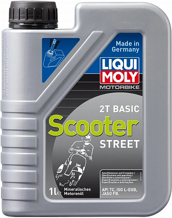 Минеральное моторное масло Liqui Moly для скутеров Motorbike 2T Basic Scooter L-EGB 1 л, 1619 Минеральное моторное масло Liqui Moly для скутеров Motorbike 2T Basic Scooter L-EGB 1 л, 1619