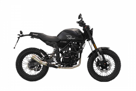 Мотоцикл дорожный ROCKOT SCRAMBLER 17/17 (чёрный глянцевый) Мотоцикл дорожный ROCKOT SCRAMBLER 17/17 (чёрный глянцевый)