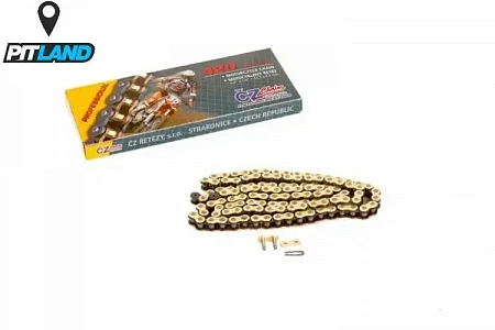 Цепь приводная CZ Chains 420 MX Gold 116 Цепь приводная CZ Chains 420 MX Gold 116