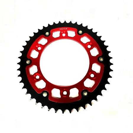 Звезда ведомая 520 46T X-TECH Кросс 250-450 6х153х125 алюминий + сталь с самоочисткой Звезда ведомая 520 46T X-TECH Кросс 250-450 6х153х125 алюминий + сталь с самоочисткой