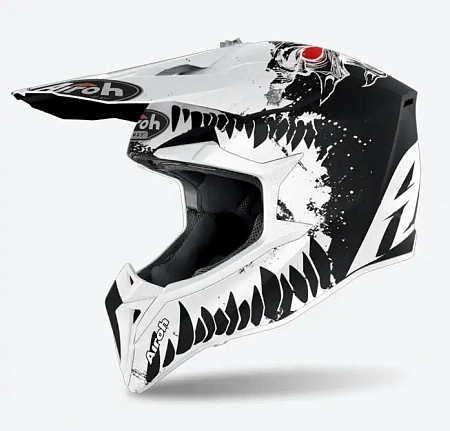 Кроссовый шлем подростковый AIROH Wraap Youth Beast, Matt