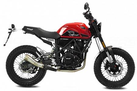 Мотоцикл дорожный Rockot Scrambler (Рокот Скрамблер) (красный глянцевый) Мотоцикл дорожный Rockot Scrambler (Рокот Скрамблер) (красный глянцевый)