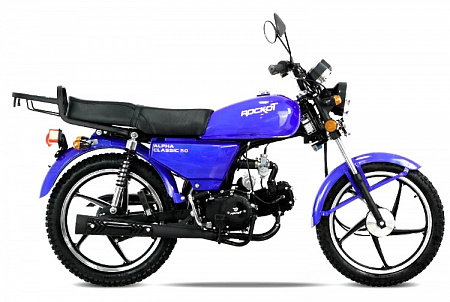 Мопед ROCKOT ALPHA CLASSIC (синий глянцевый) Мопед ROCKOT ALPHA CLASSIC (синий глянцевый)