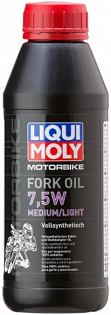 Синтетическое масло для вилок и амортизаторов Liqui Moly Motorbike Fork Oil Medium/Light 7.5W Синтетическое масло для вилок и амортизаторов Liqui Moly Motorbike Fork Oil Medium/Light 7.5W