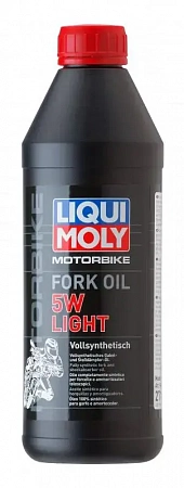 Синтетическое масло для вилок и амортизаторов Liqui Moly Motorrad Fork Oil Light 5W (1л) Синтетическое масло для вилок и амортизаторов Liqui Moly Motorrad Fork Oil Light 5W (1л)