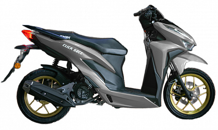 Скутер TMBK Scooter Click (ТМБК Клик) 50cc Nardo Grey Black серый/черный Скутер TMBK Scooter Click (ТМБК Клик) 50cc Nardo Grey Black серый/черный
