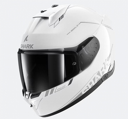 Дорожный шлем Shark SKWAL i3 BLANK SP White/Silver/Anthracite Дорожный шлем Shark SKWAL i3 BLANK SP White/Silver/Anthracite
