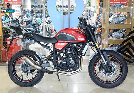 Мотоцикл FUEGO SCRAMBLER 250 LUX (174MN), красный, 2023 Мотоцикл FUEGO SCRAMBLER 250 LUX (174MN), красный, 2023