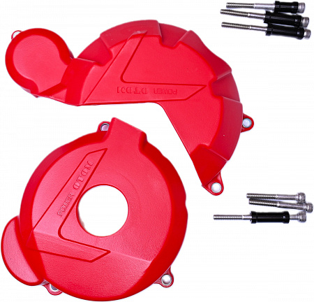 Защита крышек двигателя (компл. 2 шт.) ZS172FMM (CB250-F) красная OTOM Защита крышек двигателя (компл. 2 шт.) ZS172FMM (CB250-F) красная OTOM