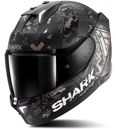 Дорожный шлем Shark SKWAL I3 HELLCAT MAT Black/Chrome/Anthracite Дорожный шлем Shark SKWAL I3 HELLCAT MAT Black/Chrome/Anthracite
