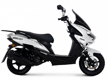 Скутер TMBK Scooter Jumbo (ТМБК Скутер Джамбо) 50cc White Black Скутер TMBK Scooter Jumbo (ТМБК Скутер Джамбо) 50cc White Black